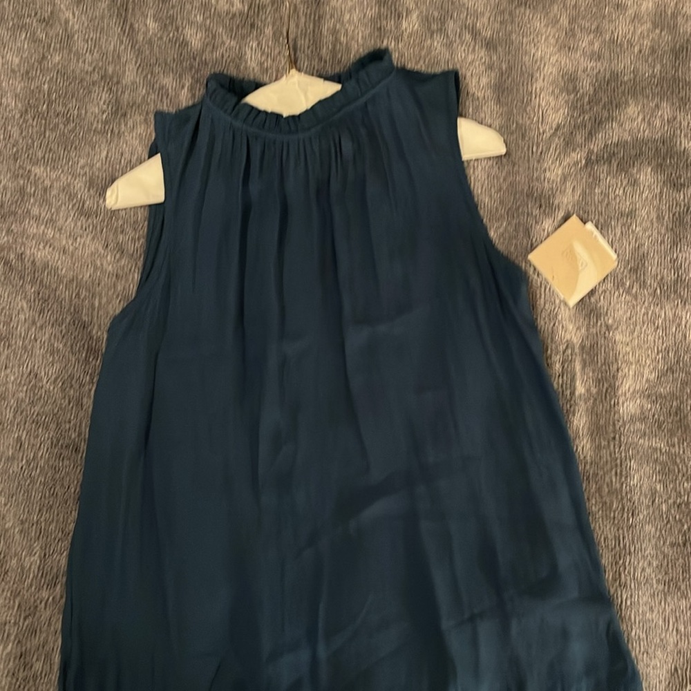 14th & Union Blue Aurora Blouse